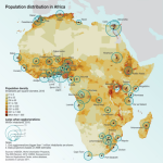 Distributia populatiei in Africa
